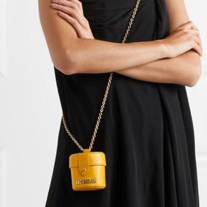 Jacquemus le vanity mini bag yellow